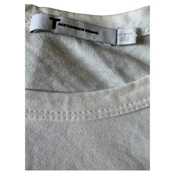 T Alexander Wang Long Sleeve White Tshirt - Picture 3 of 7
